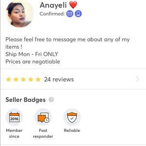 Hi Please check out my pages on Mercari and vinted